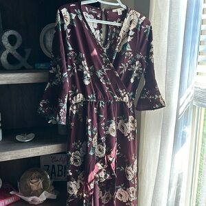 Floral maxi dress